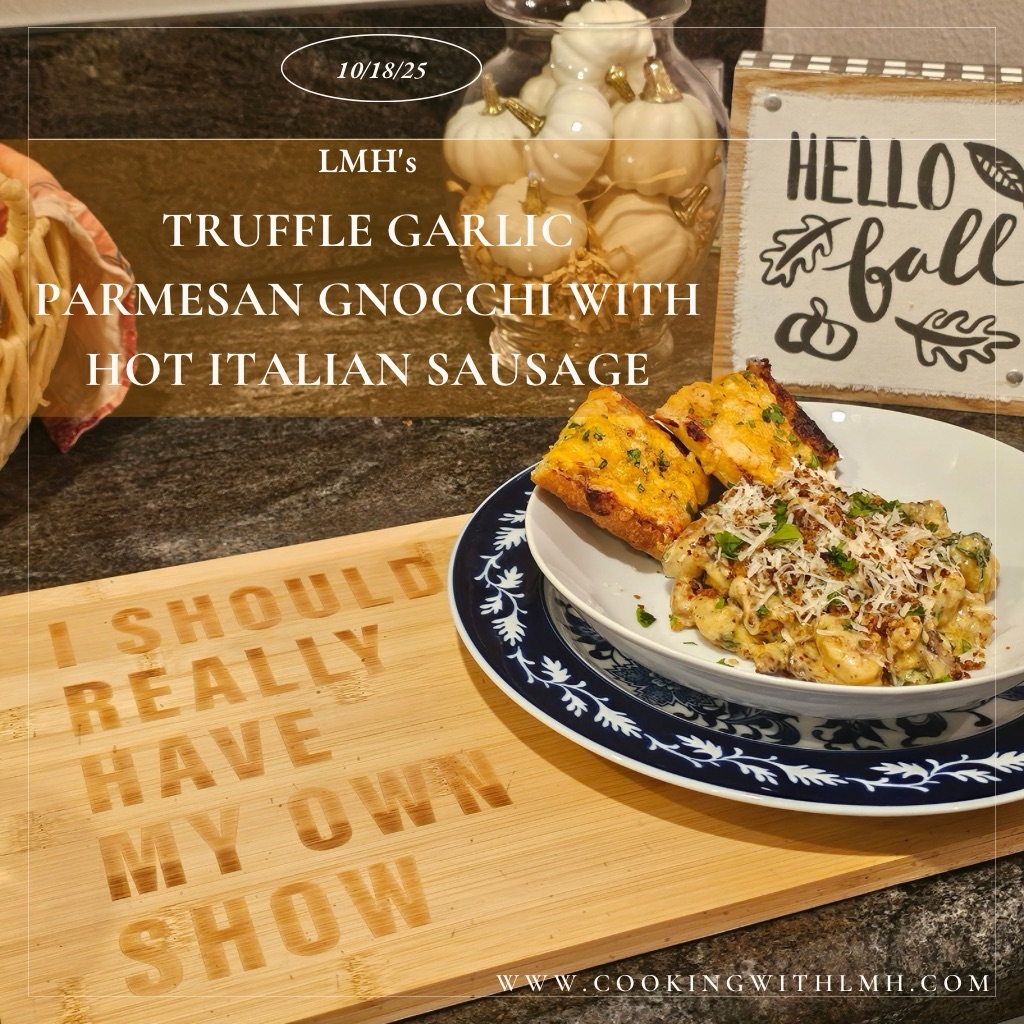 Truffle Garlic Parmesan Gnocchi with Hot Italian Sausage